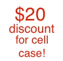 Get $20 Discount from a cell phone case when you repair your phone with us!