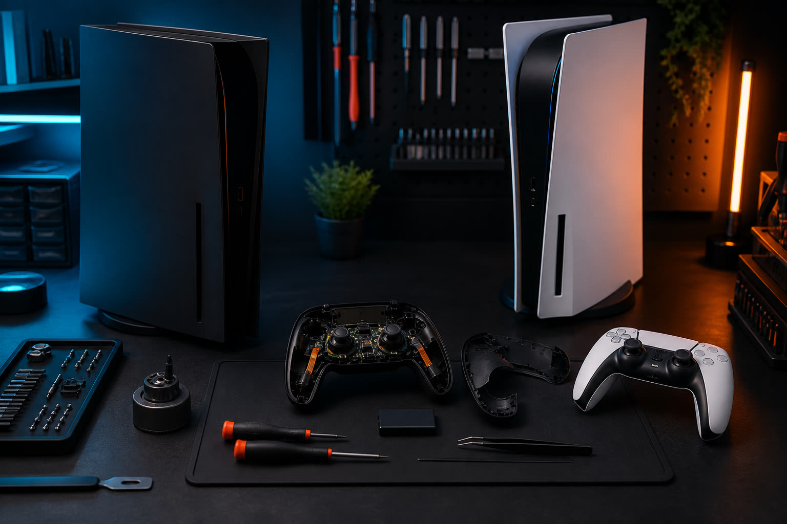 Game consoles and an open controller
